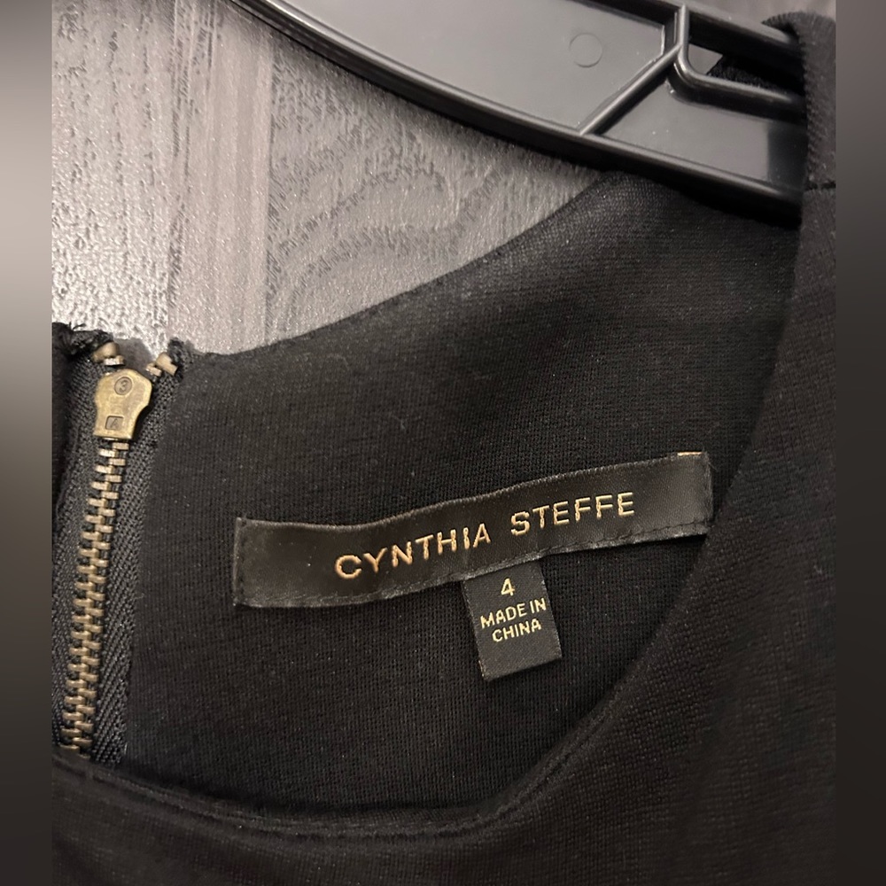 Cynthia Steffe | Wrapped Black Dress | size 4